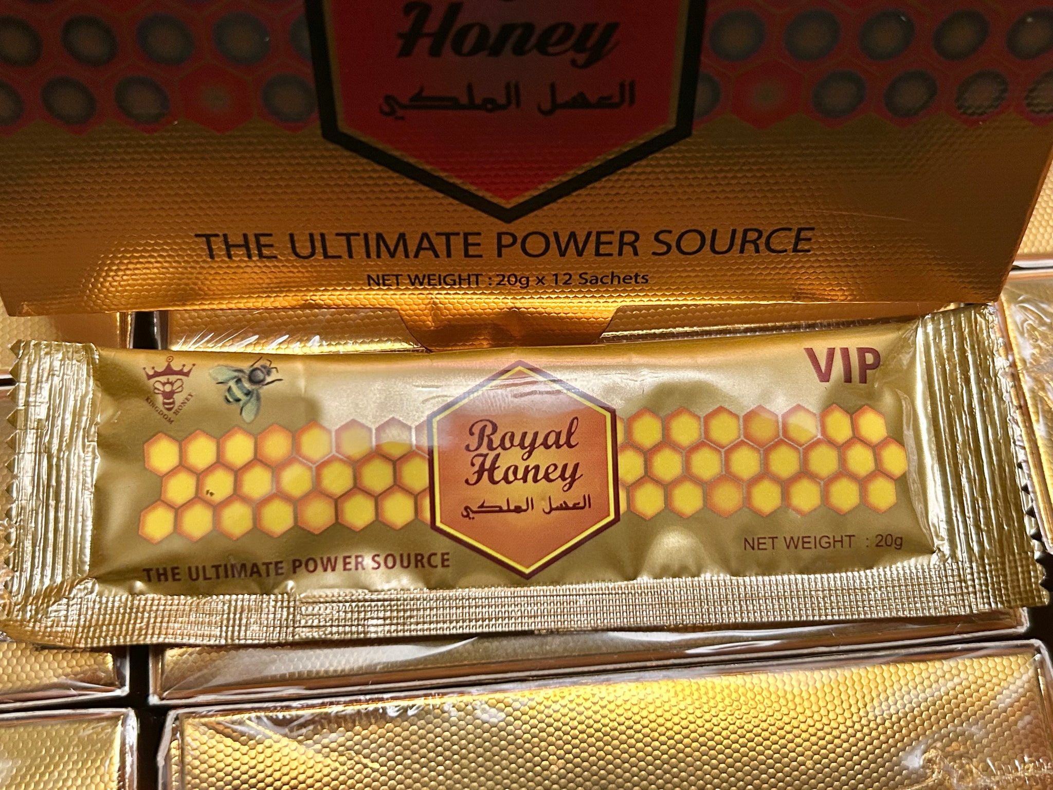 Royal Honey VIP - 12 x (20g) per box - Order now